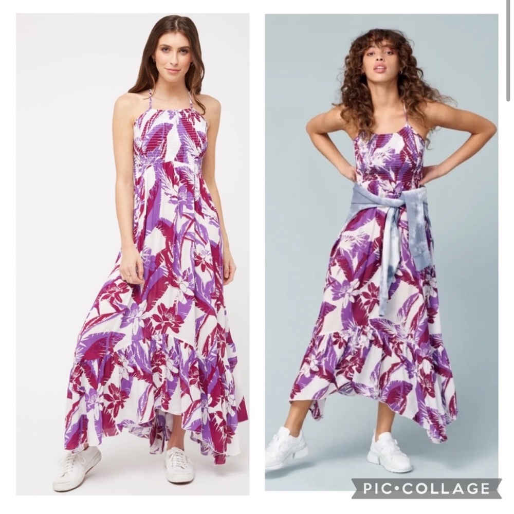 Free People Heat Wave Printed Maxi Dress Size Medium